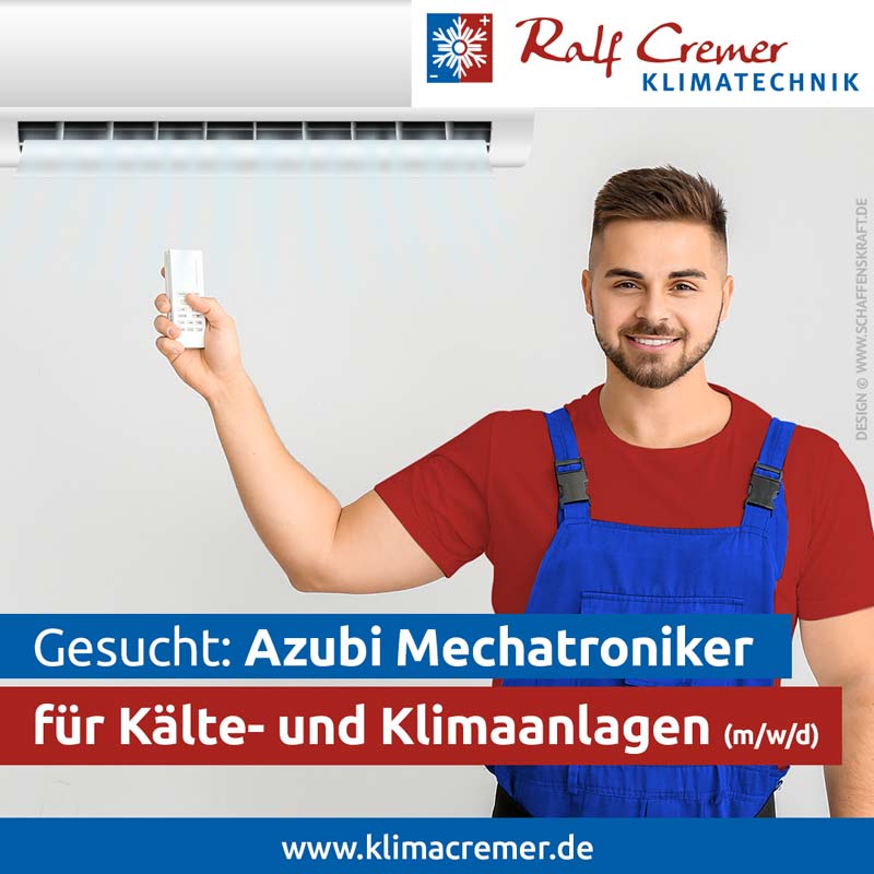 Azubi Mechatroniker für Kälte- und Klimaanlagen (m/w/d)